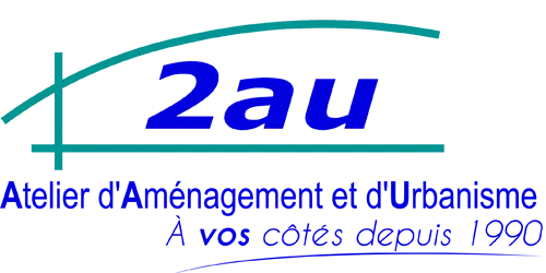 Logo 2au atelier d'aménagement et d'urbanisme